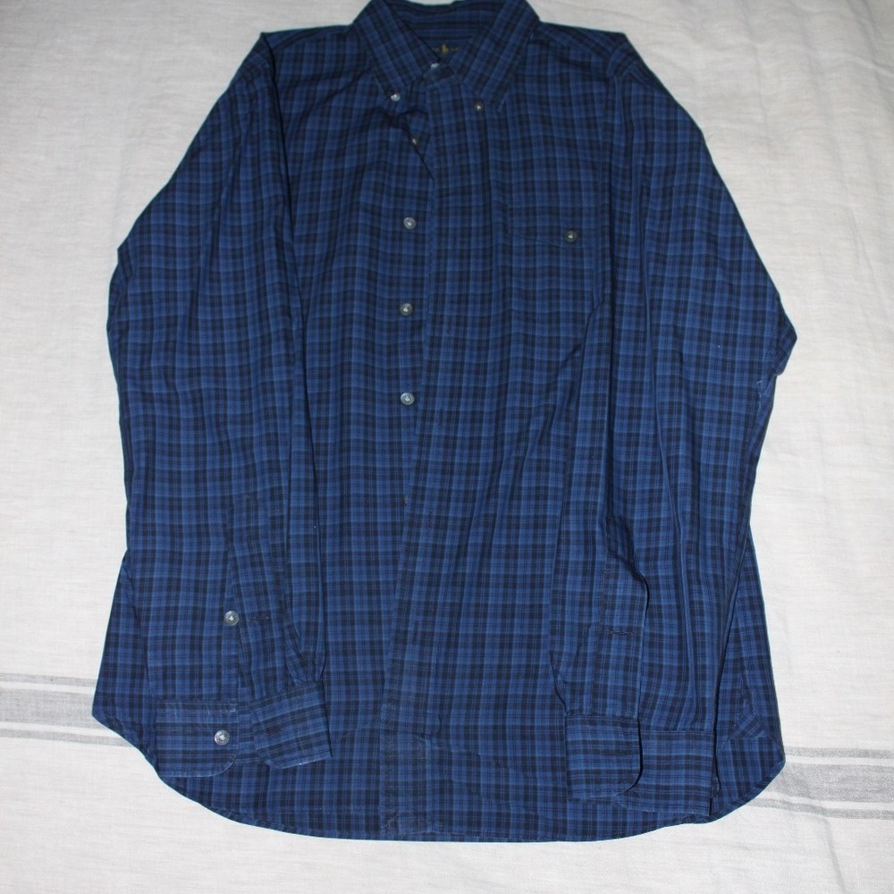Men's Ralph Lauren Plaid Slim Fit Button Down